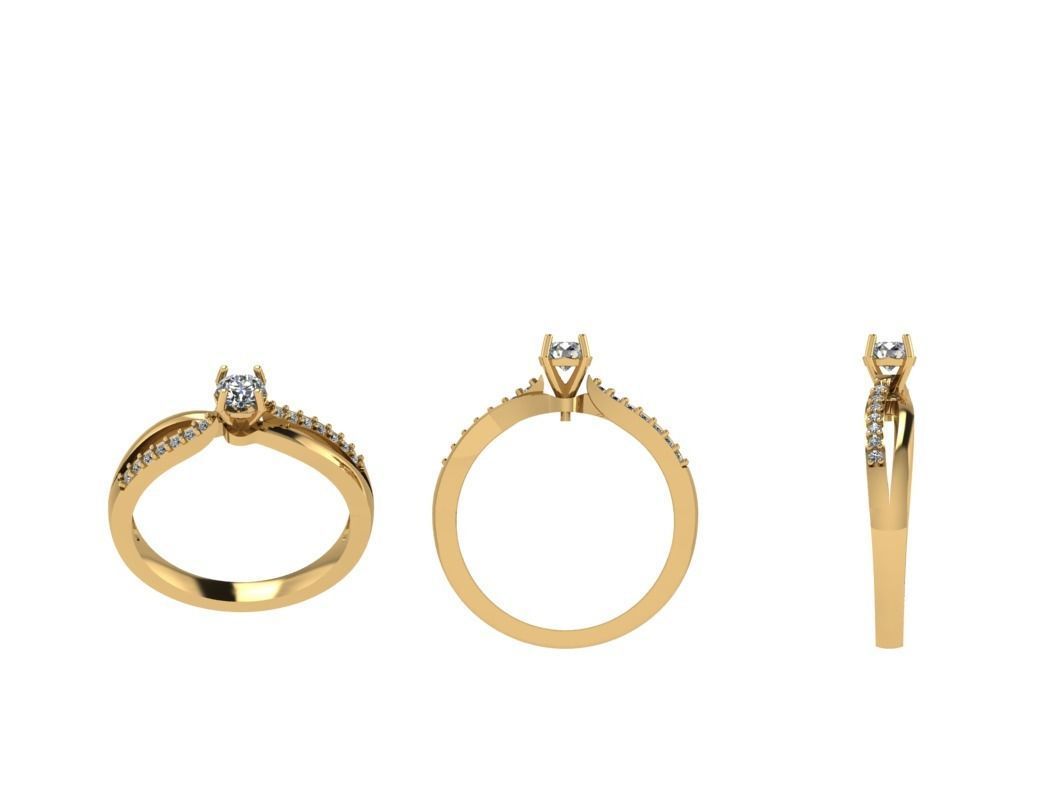 RING DIAMOND 500 FILE 3D print model_4