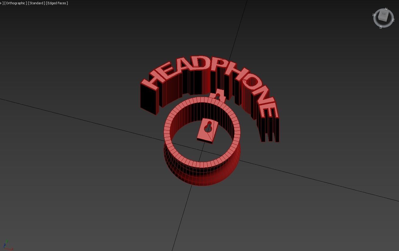  Headphone Stand 3D print model_3