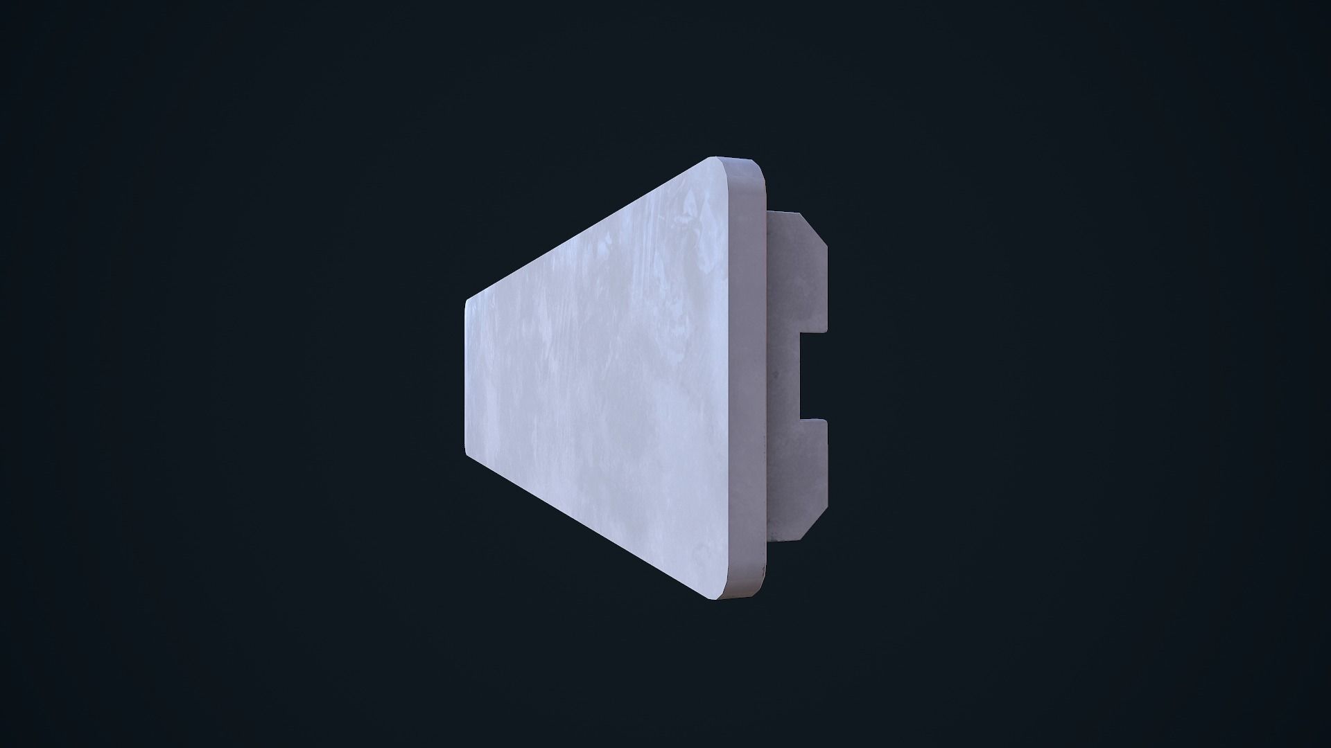Fluorescent Light Low-poly 3D model_7