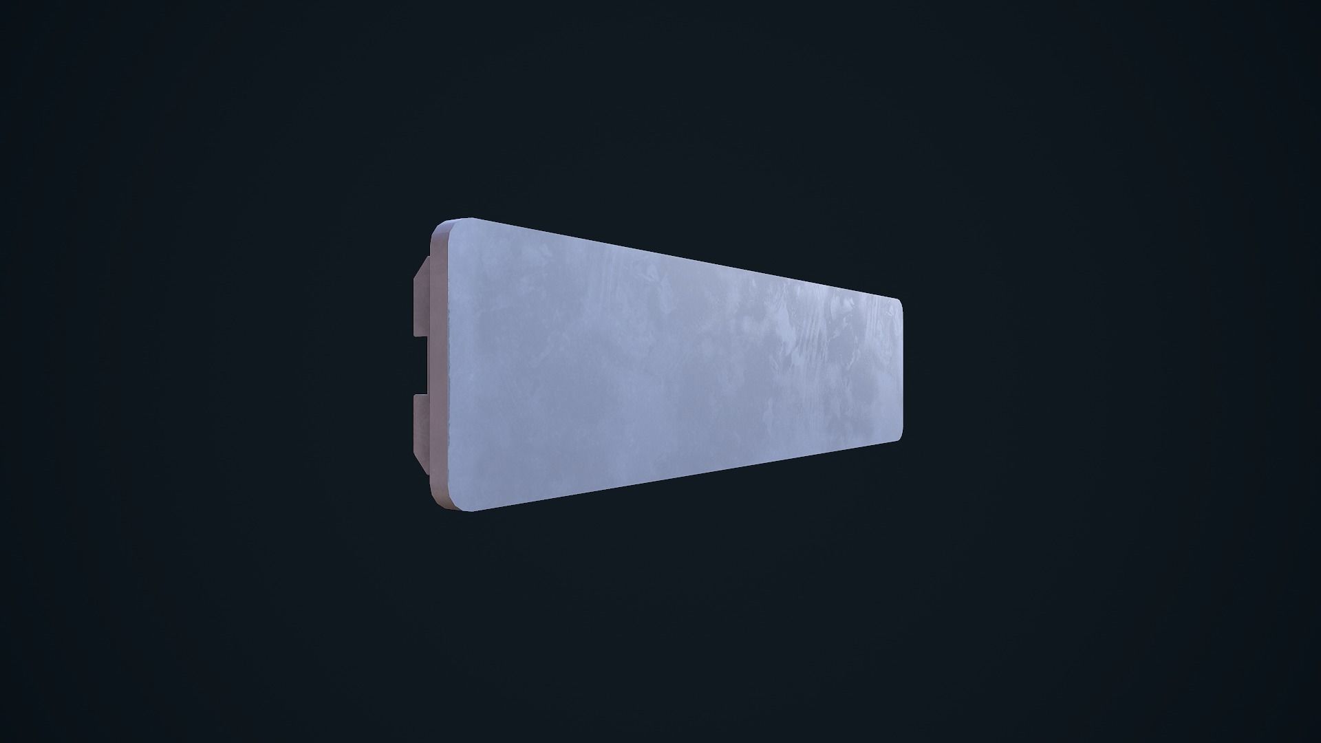 Fluorescent Light Low-poly 3D model_5