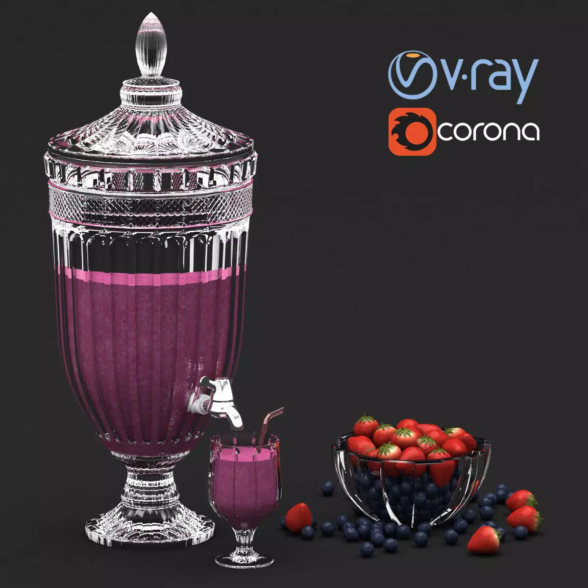 Juice Set 03 3D model