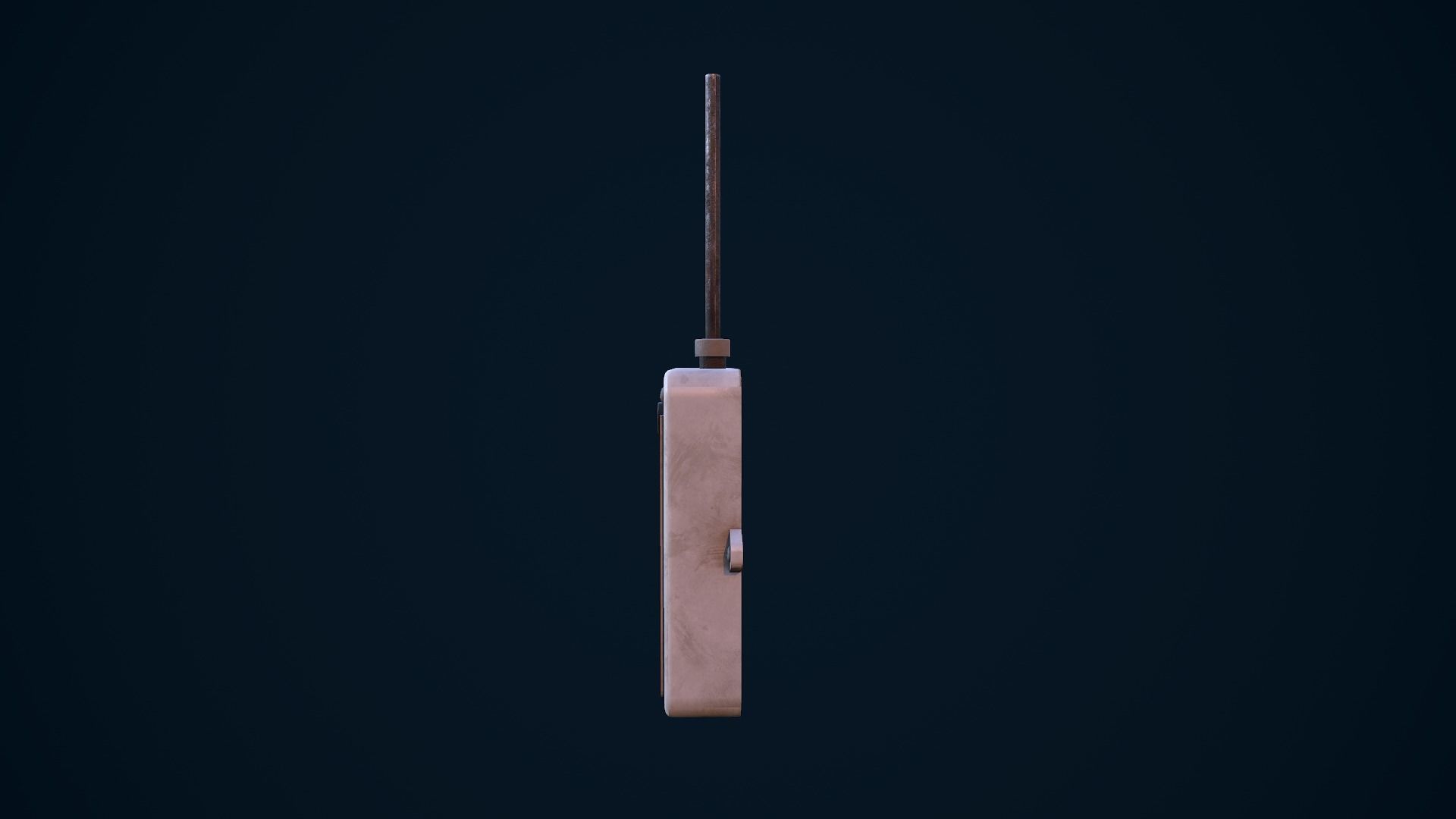 Old Intercom Low-poly 3D model_5
