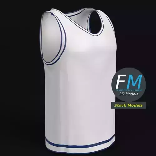 Basketball jersey mockup