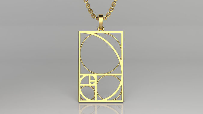 Golden ratio two versions 3D print model