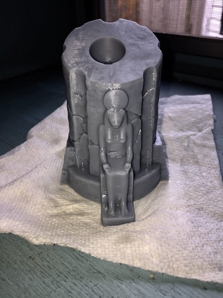 Sekmet Bust by Creative Geek MB 3D print model_7