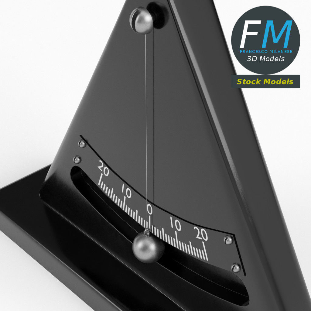 Simple inclinometer 3D model_4