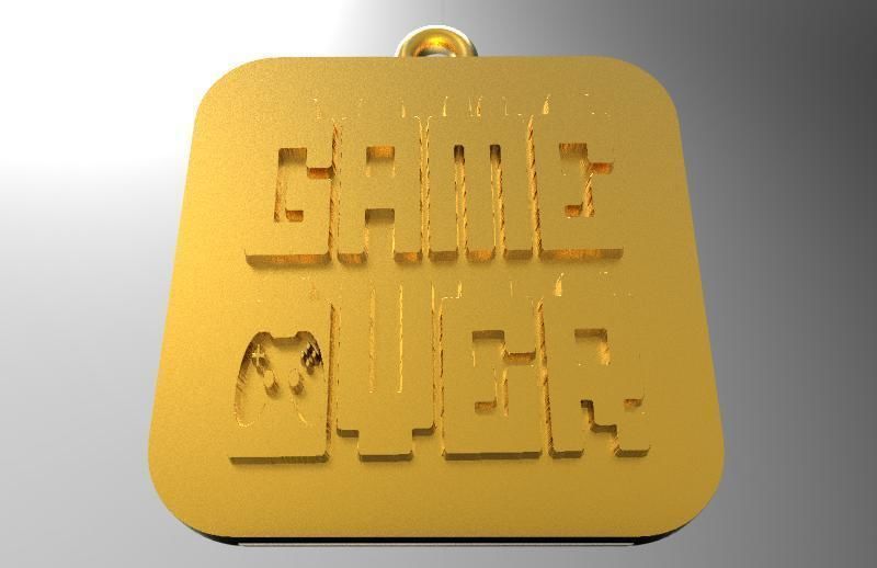 Game over 3D print model_2