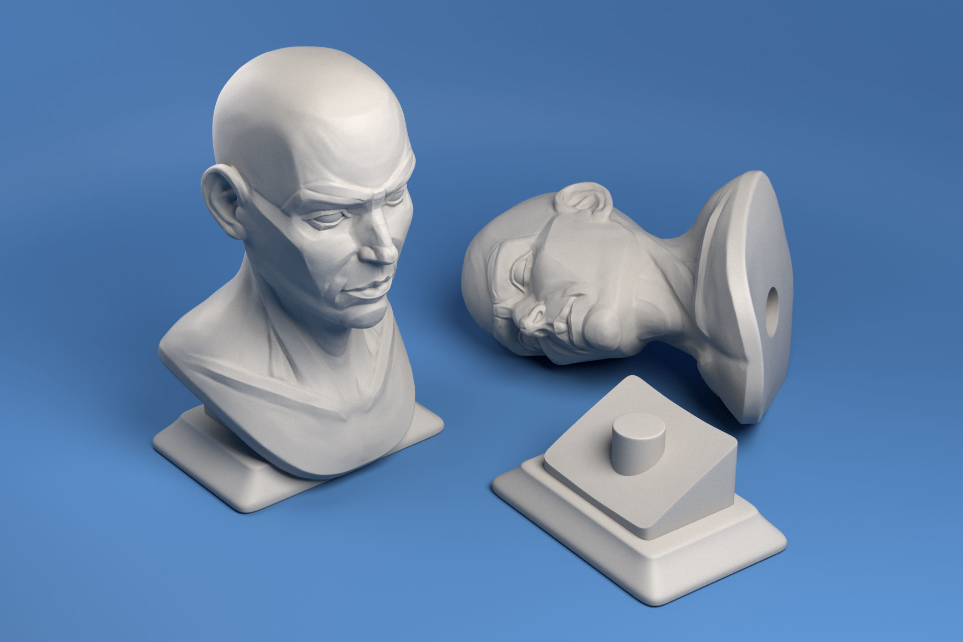 Face Plane Anatomy 3D print model_1