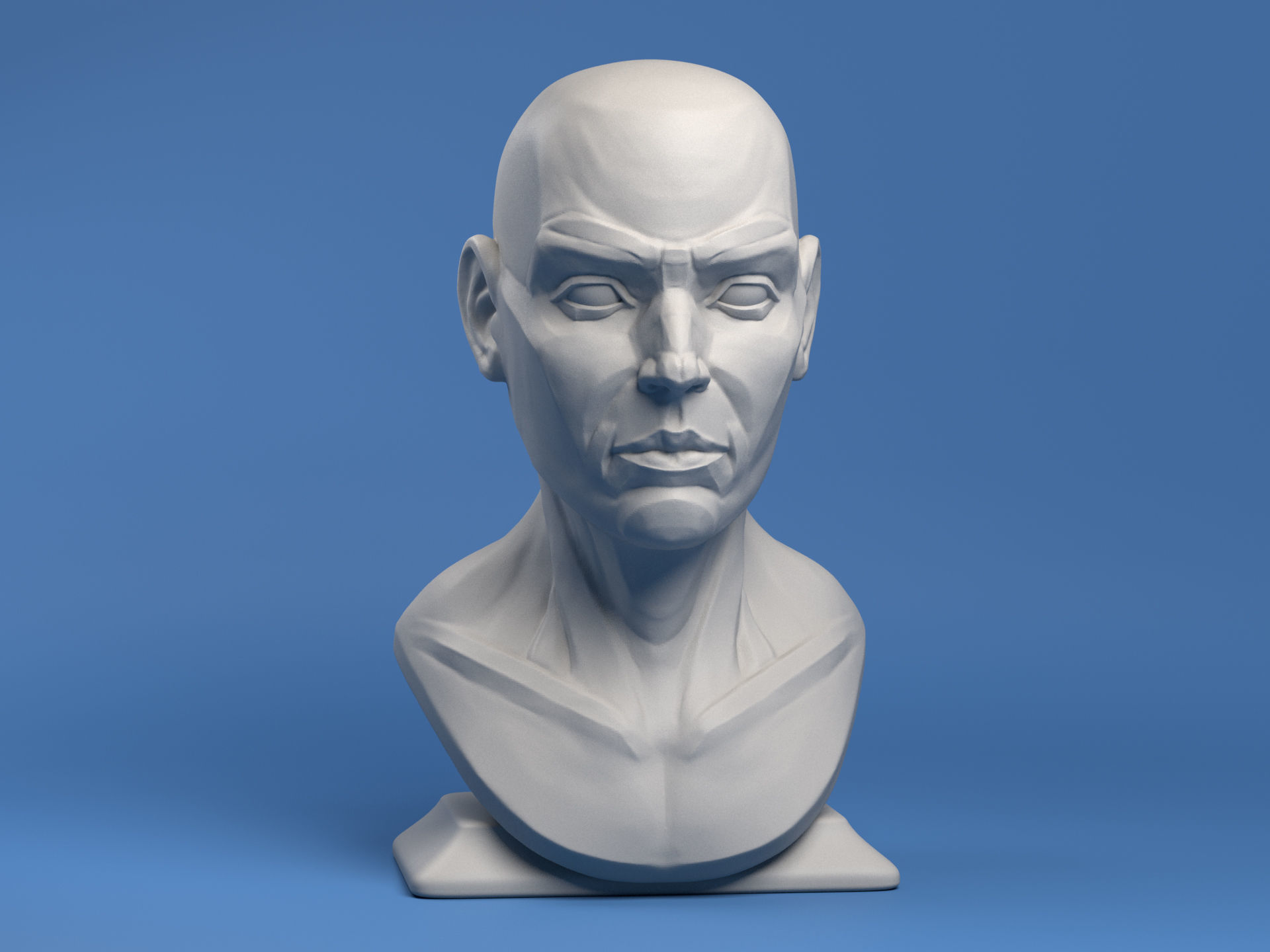 Face Plane Anatomy 3D print model_2