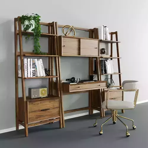 Mid-Century Wall Desk