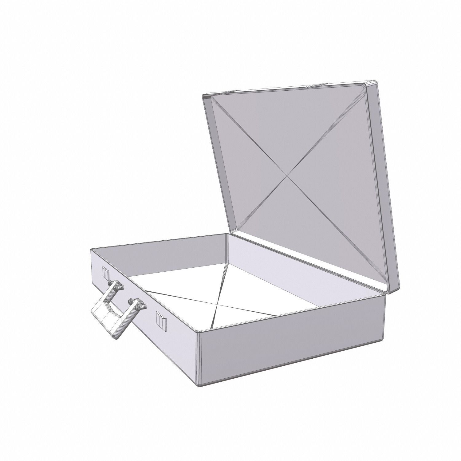 Leather Briefcase - PBR Low-poly 3D model_13