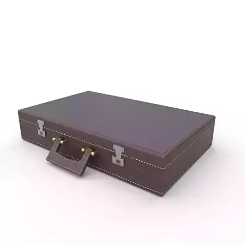 Leather Briefcase - PBR Low-poly 3D model