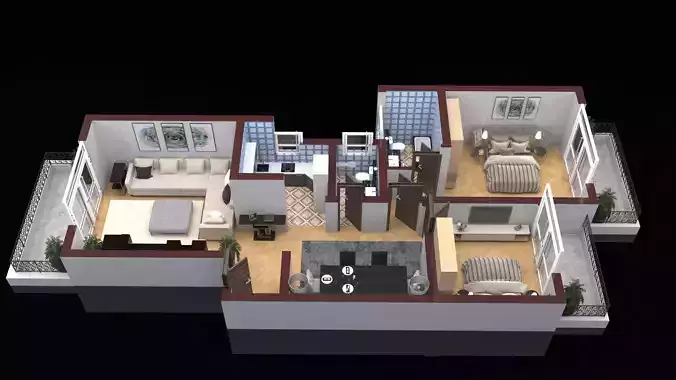 3d floor plan