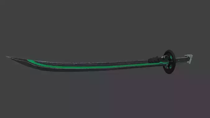Futuristic SciFi Samurai Sword 3