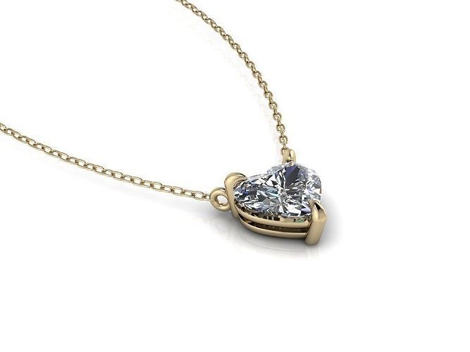 Heart Pendant Jewelry 1 3D print model