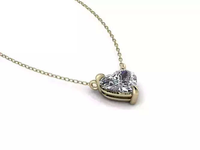 Heart Pendant Jewelry 1 3D print model