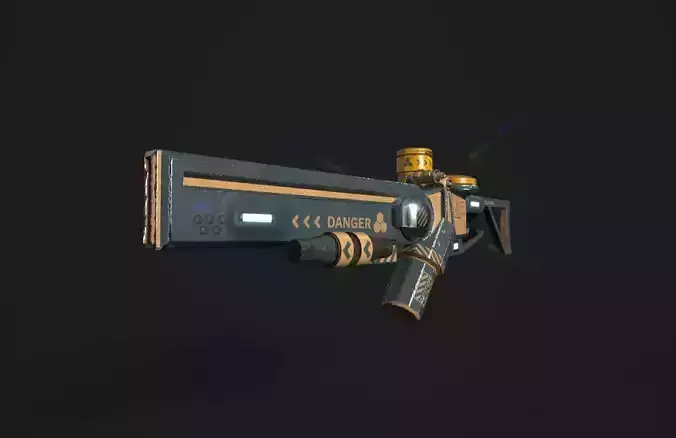 FUTURISTIC SYFY RIFLE