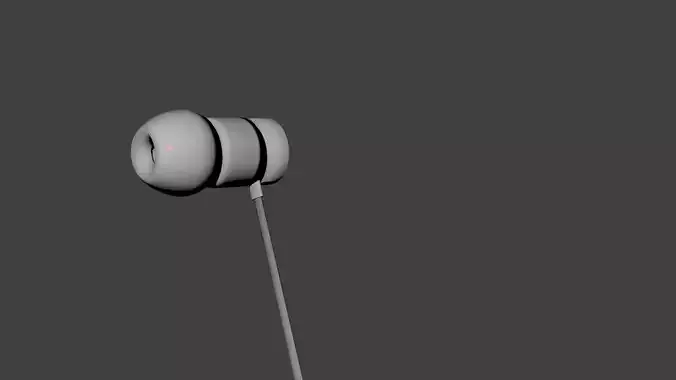 beats ear phone  3D model