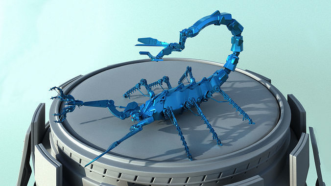 jixiexiezi scorpion 3D model