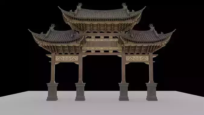 pailou chinese pagoda