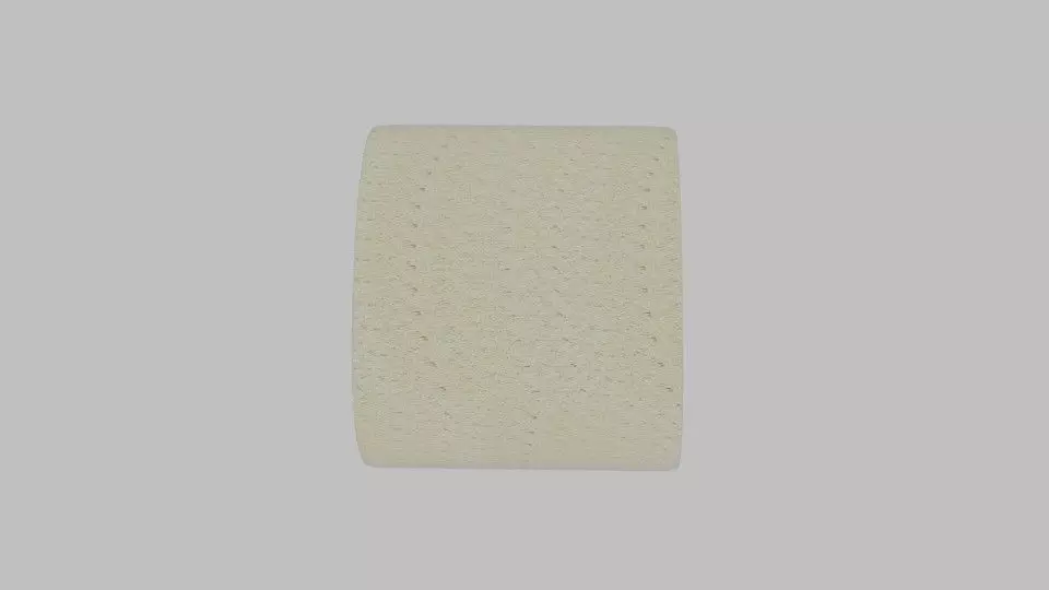 Banana Slice Low-poly 3D model_0