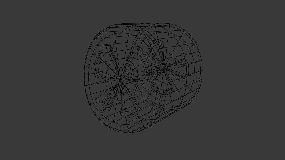 Banana Slice Low-poly 3D model_5