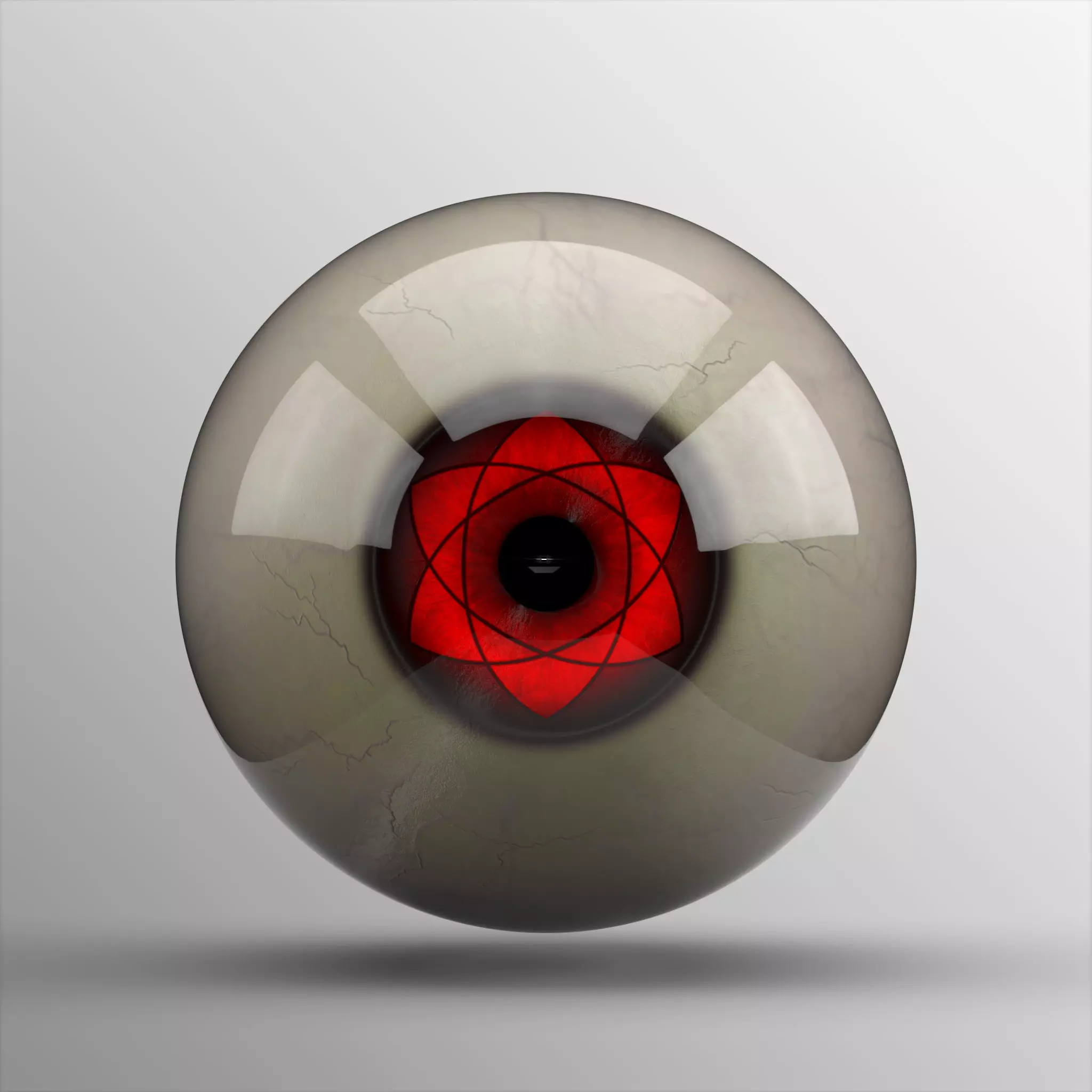 Sasuke Mangekyou Sharingan 3D model_0