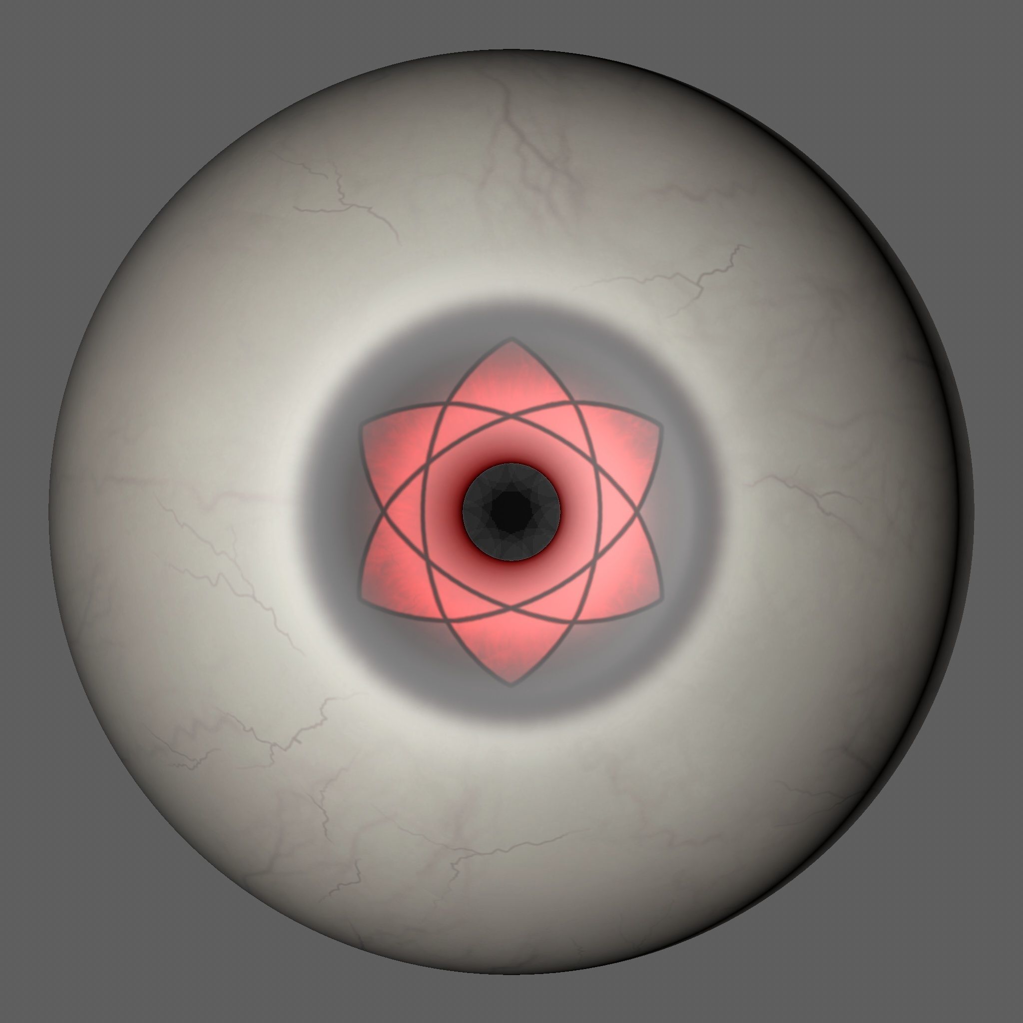 Sasuke Mangekyou Sharingan 3D model_14