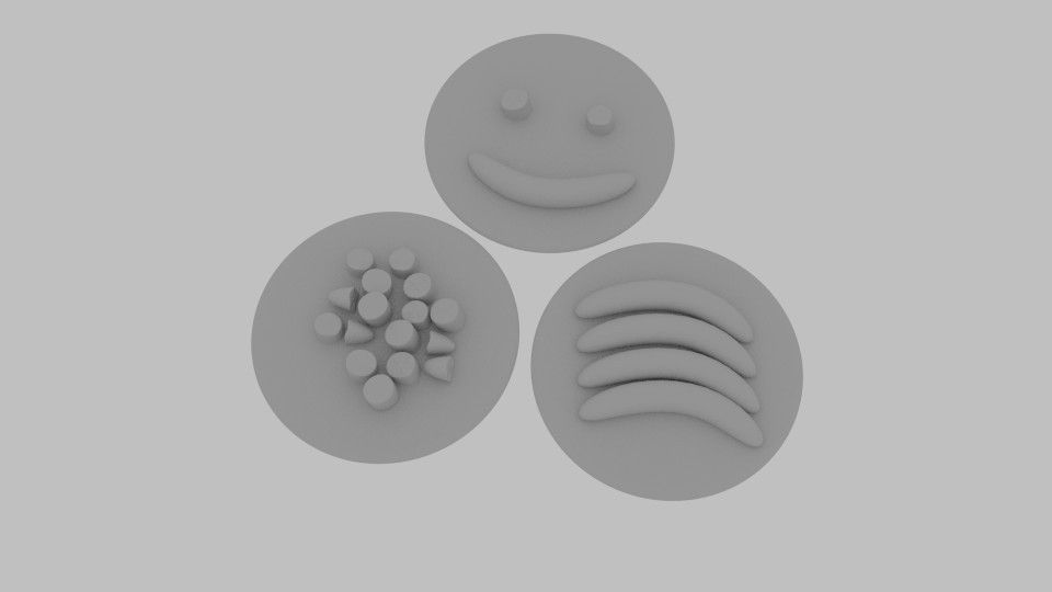 Banana Platter 3D model_1