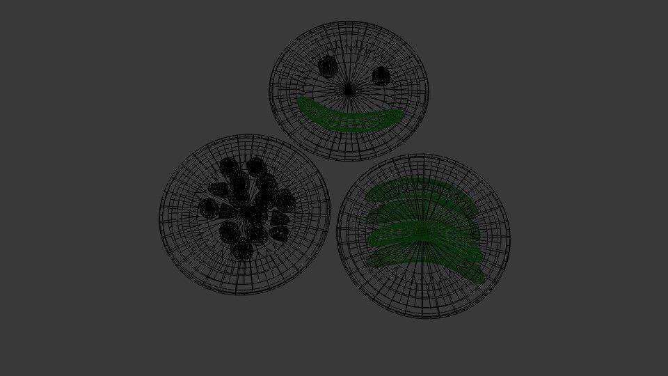 Banana Platter 3D model_4