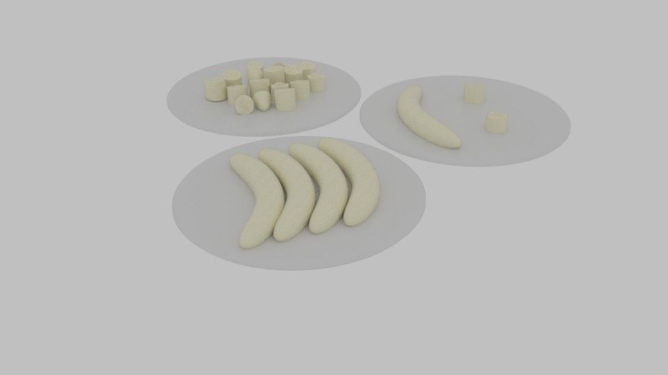 Banana Platter 3D model_3