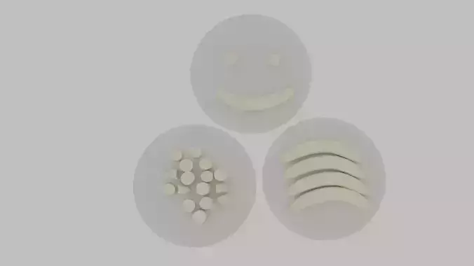 Banana Platter 3D model
