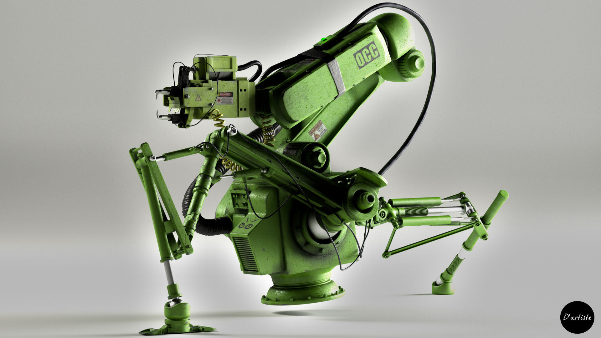 Car Robot 3D model_2