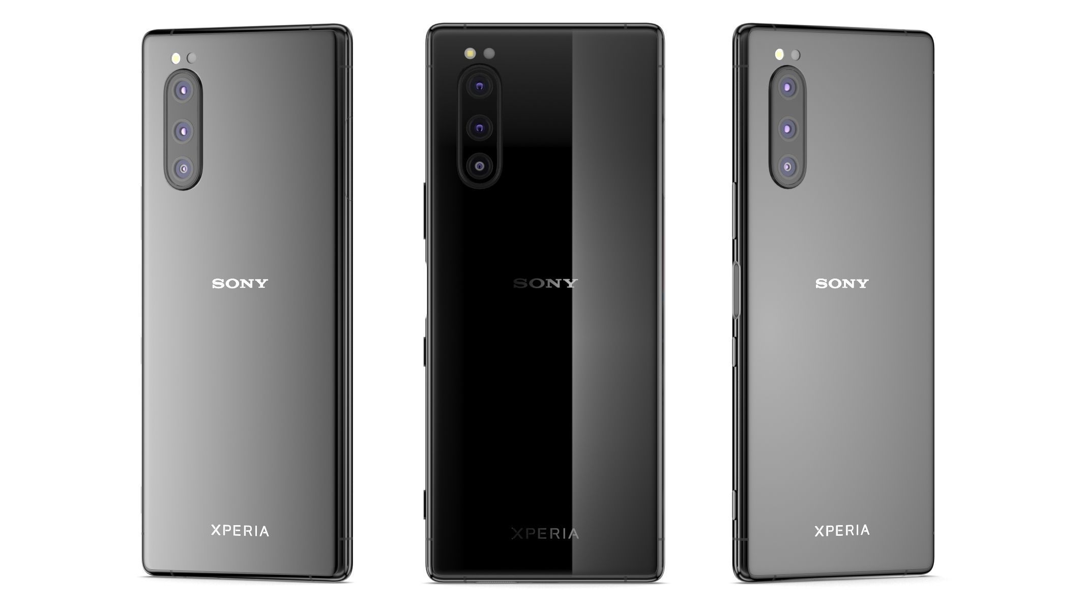 Sony Xperia 5 All Colors 3D model_8