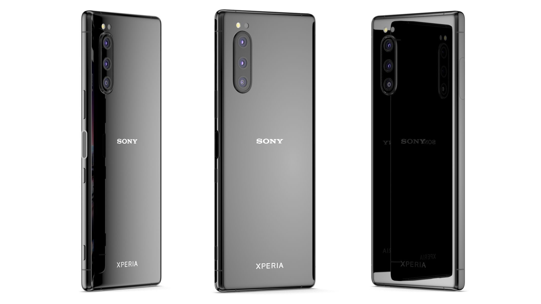 Sony Xperia 5 All Colors 3D model_9