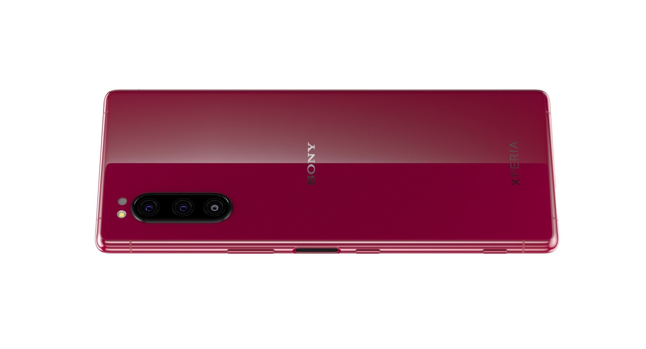 Sony Xperia 5 Red 3D model_2