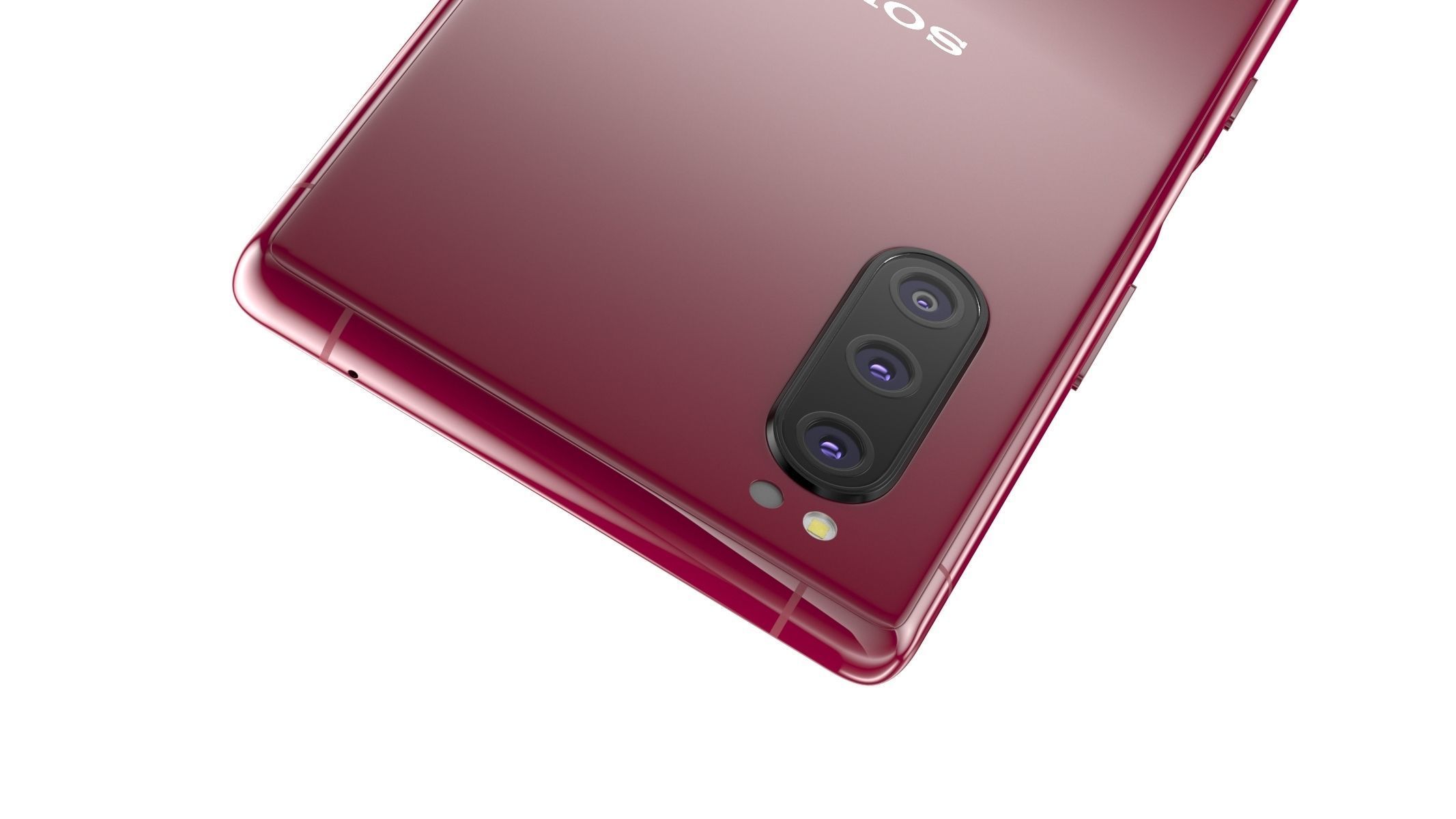 Sony Xperia 5 Red 3D model_6
