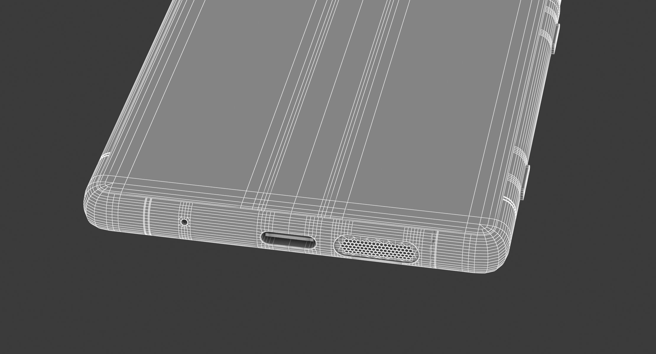 Sony Xperia 5 Red 3D model_14