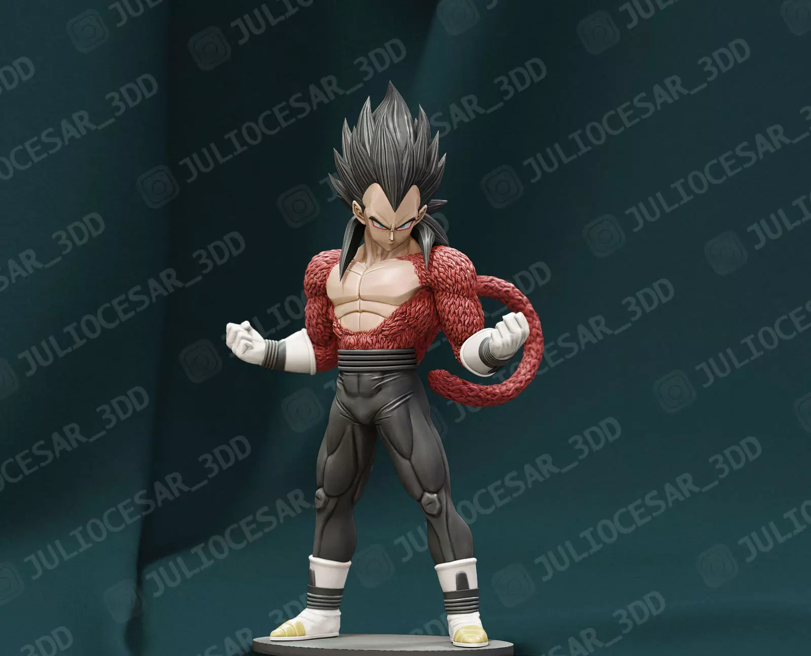 Dragon ball - Vegeta Xeno SSJ4 time patrol 3D print model_0