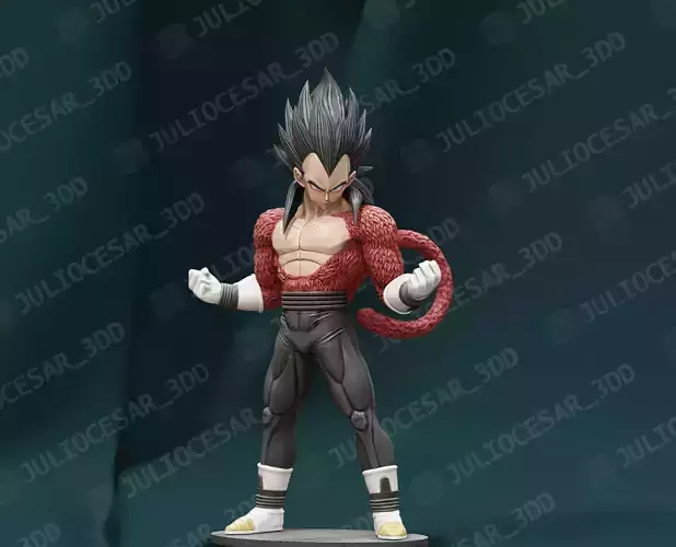 Dragon ball - Vegeta Xeno SSJ4 time patrol 3D print model