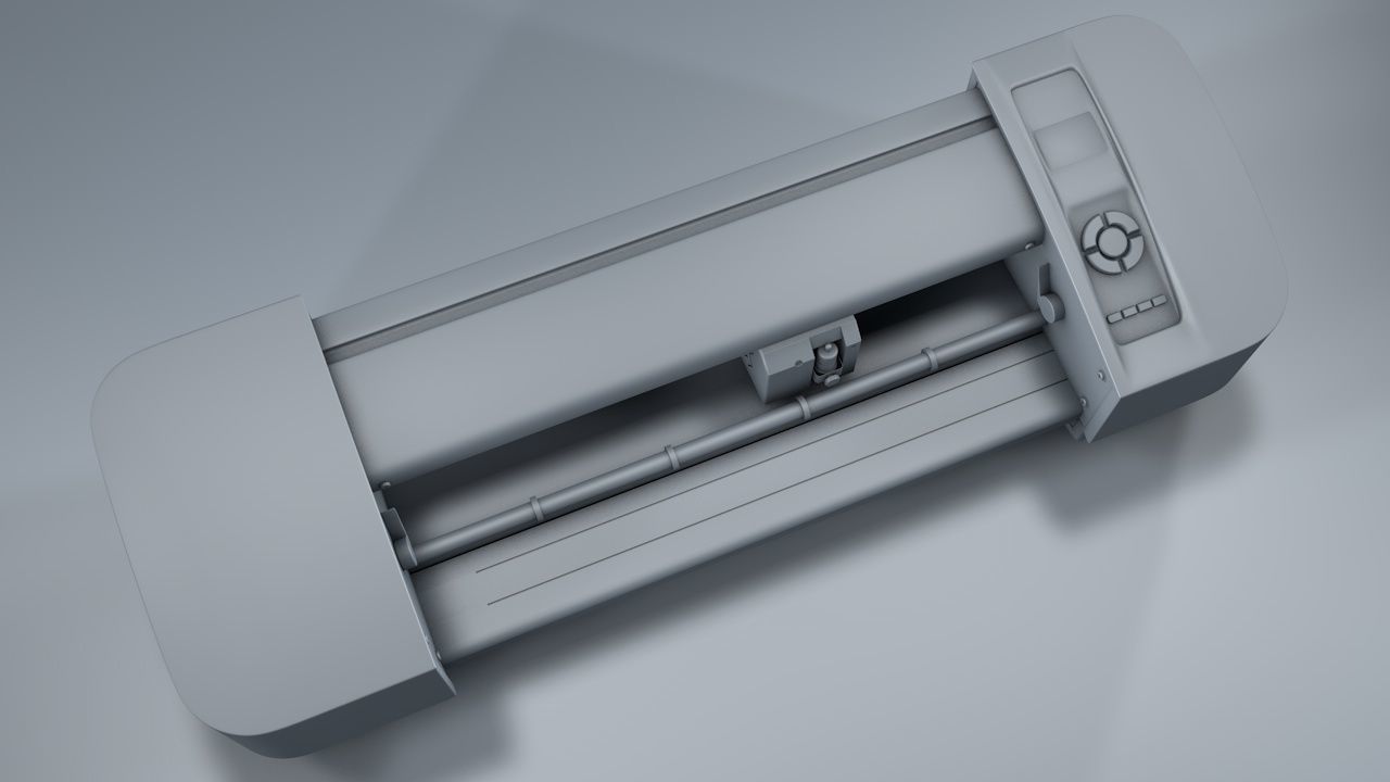 Desktop Mini Plotter 3D model_6