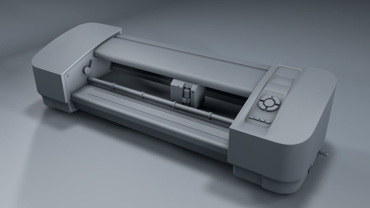 Desktop Mini Plotter 3D model_9
