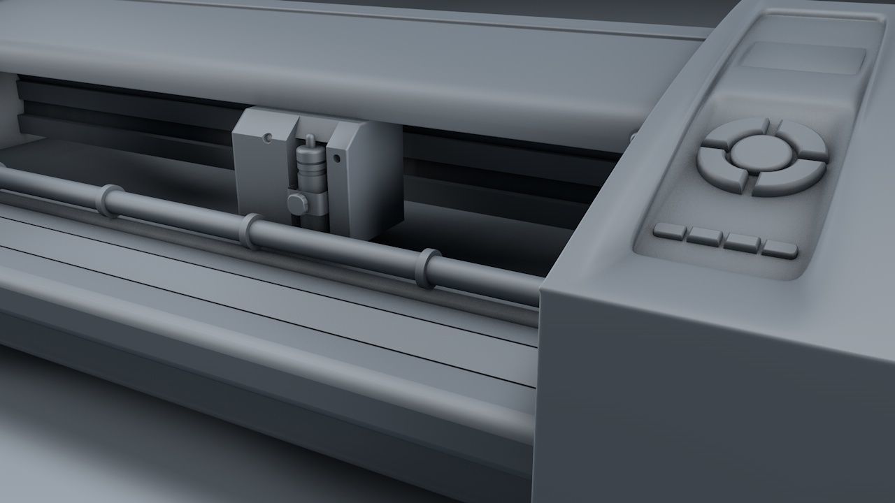 Desktop Mini Plotter 3D model_7