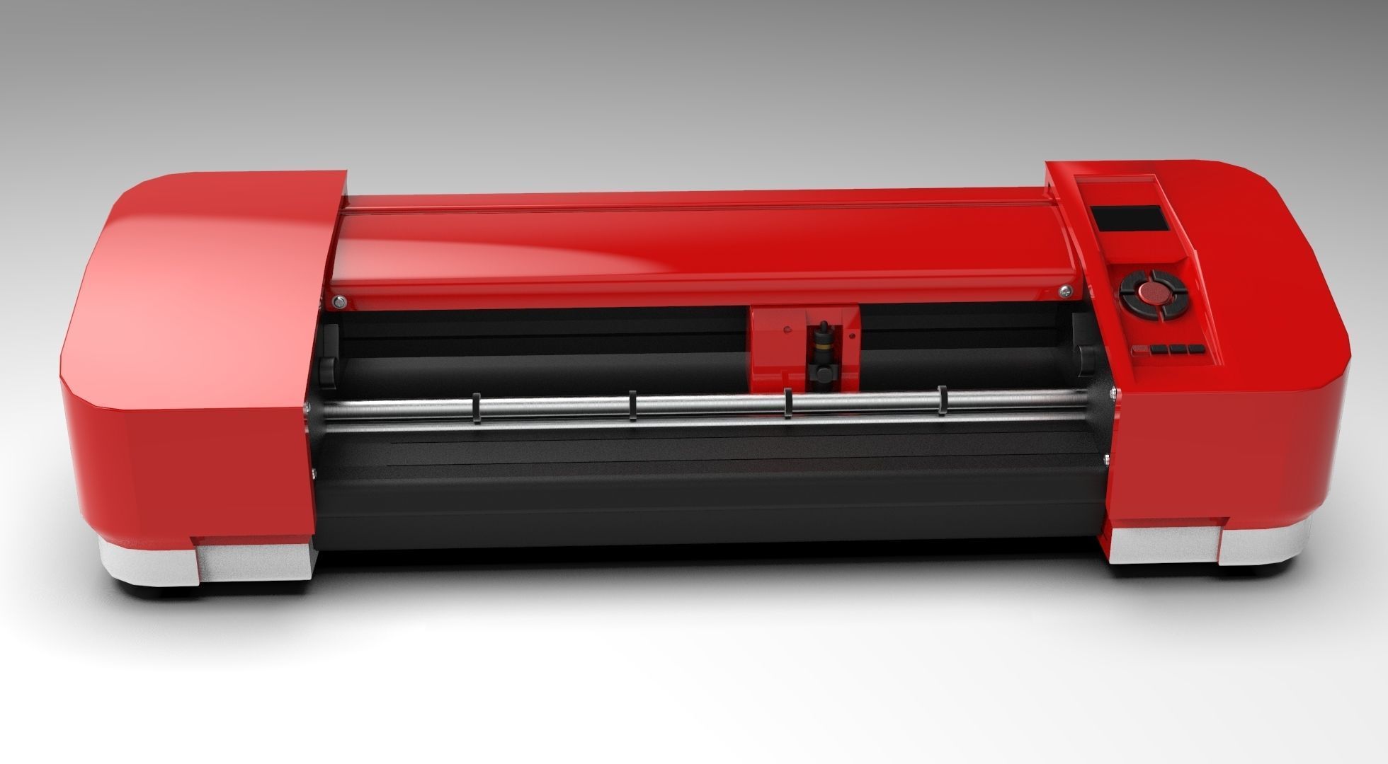 Desktop Mini Plotter 3D model_2