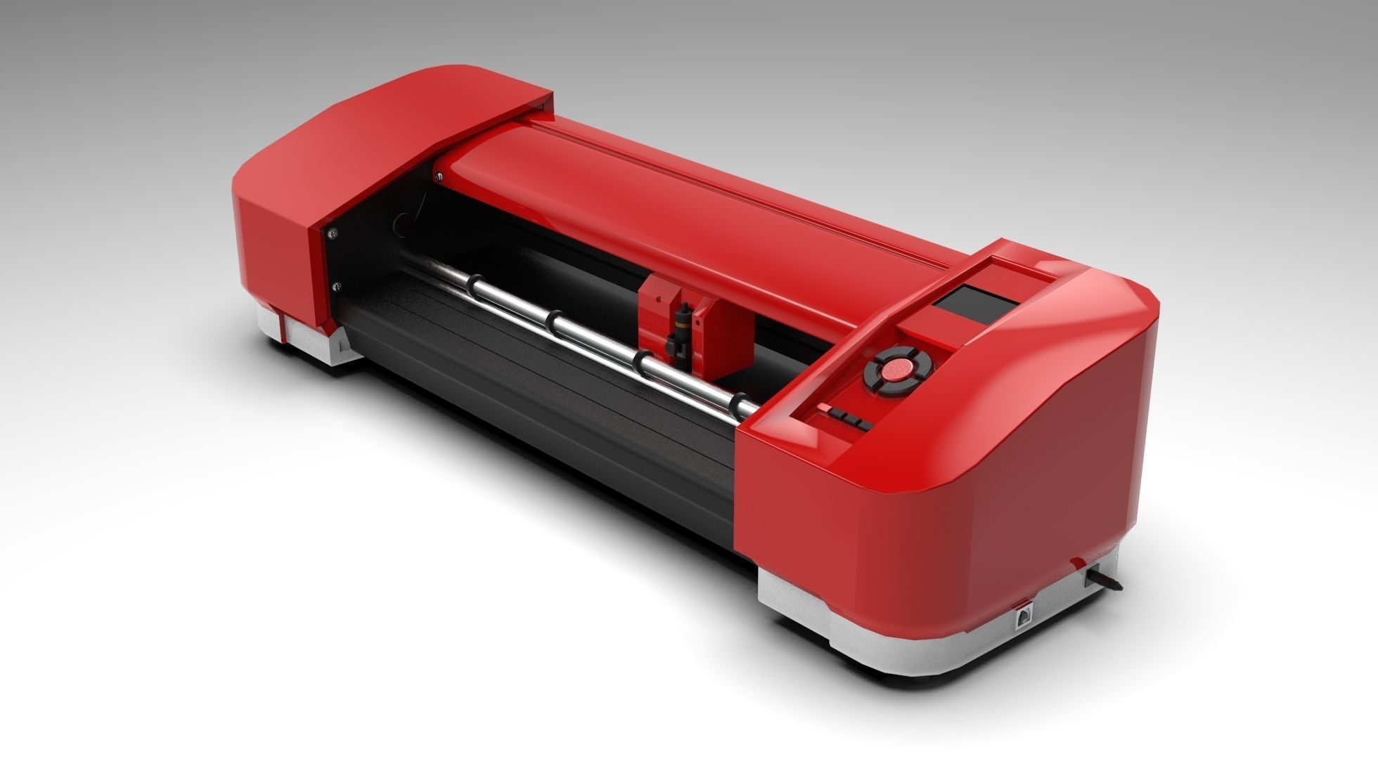Desktop Mini Plotter 3D model_3
