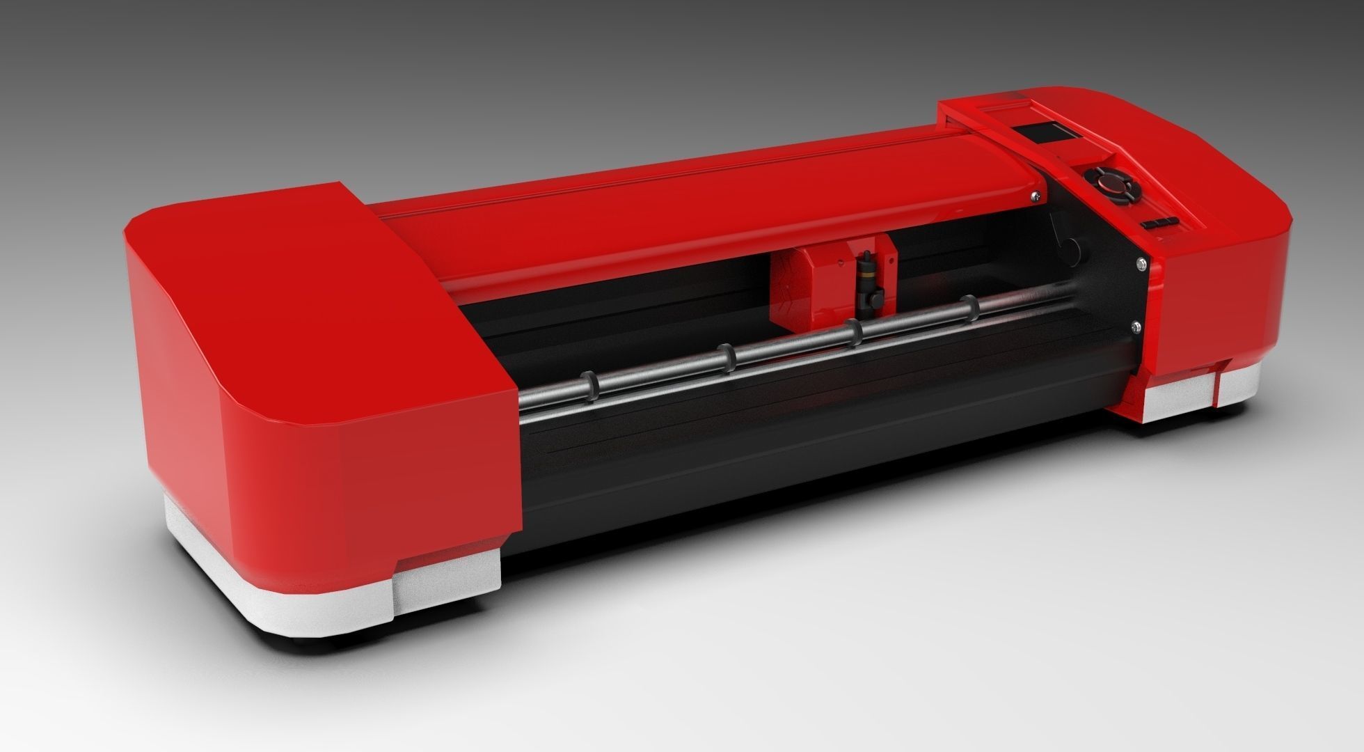 Desktop Mini Plotter 3D model_4