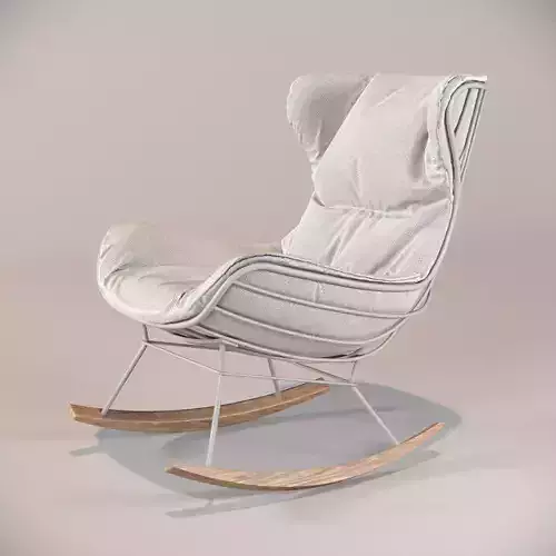 Leyasol wingback rocking chair