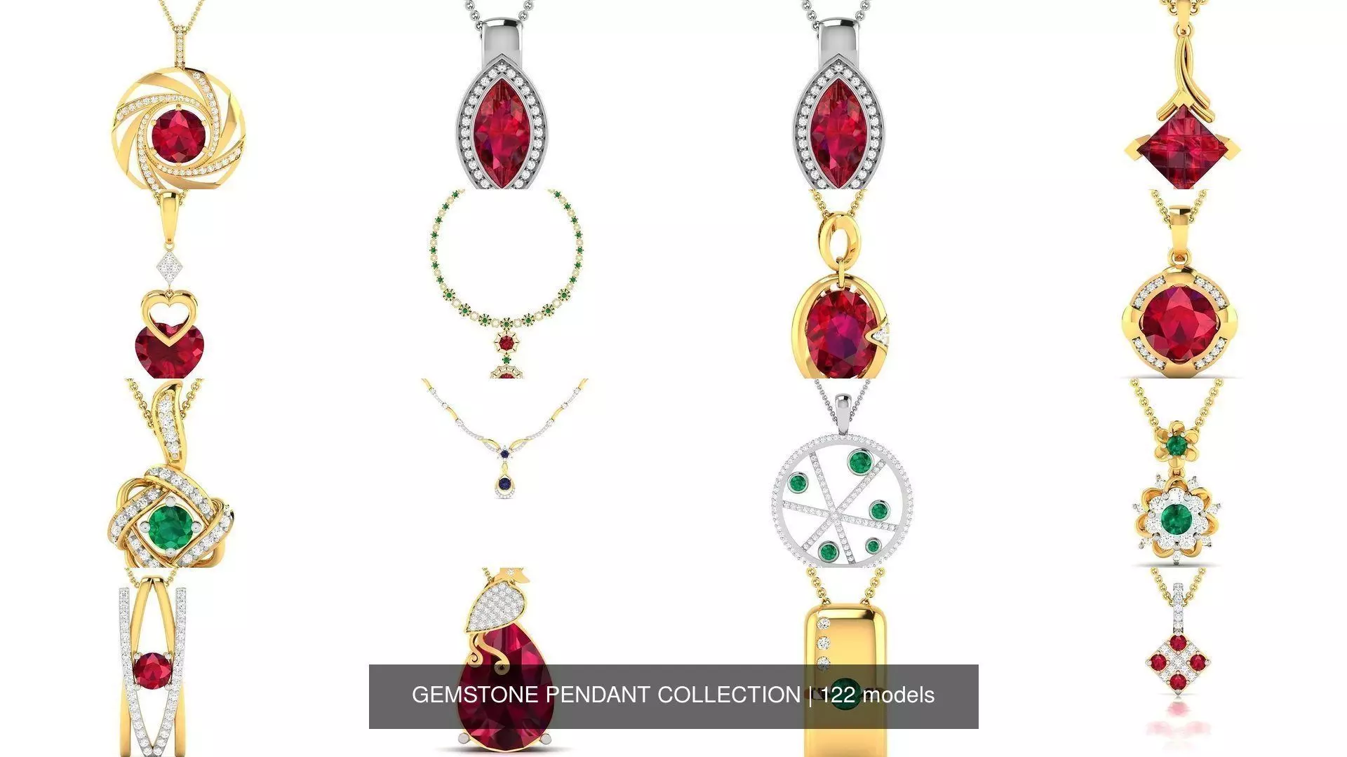 122 GEMSTONE PENDANT COLLECTION _0