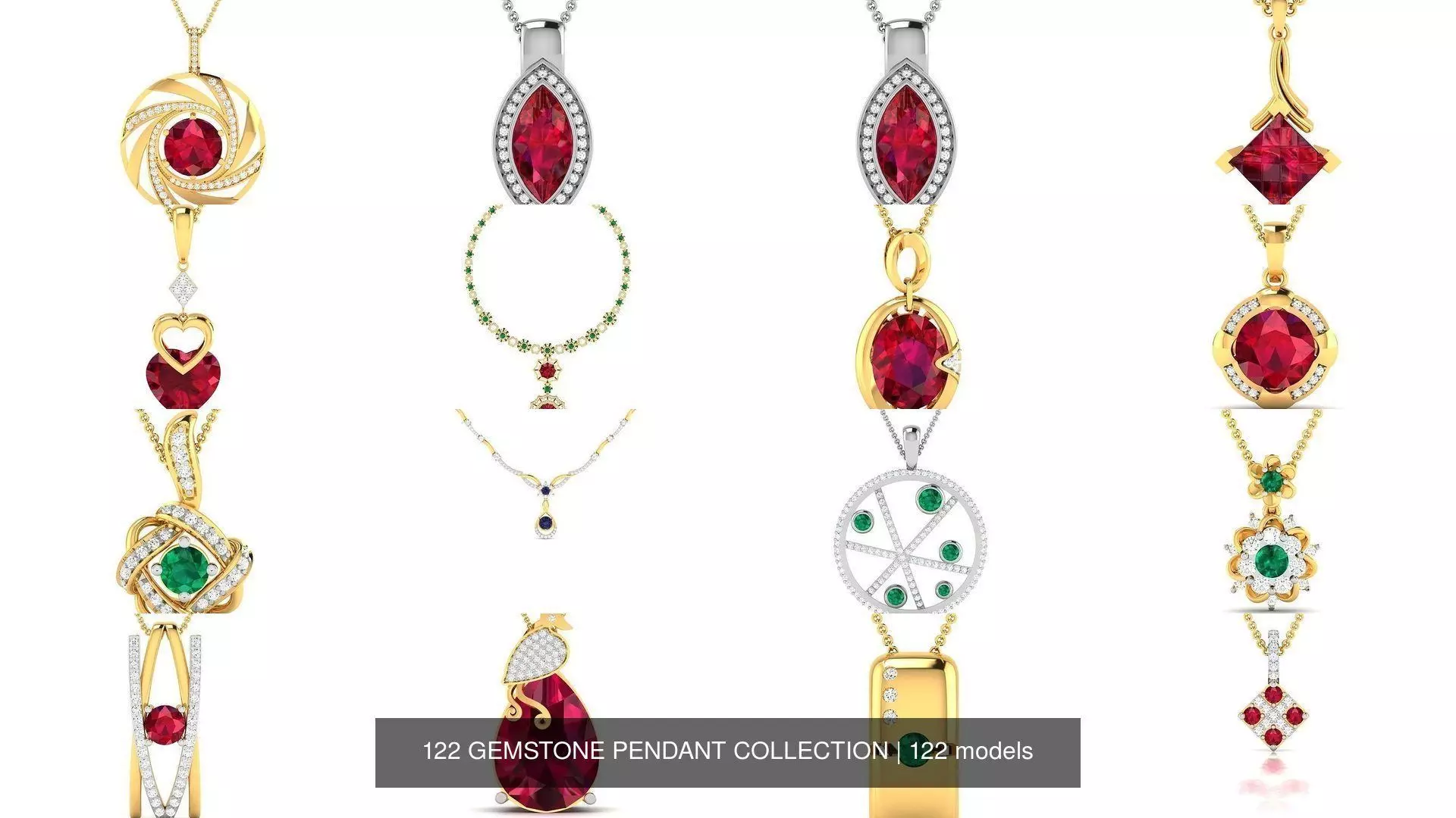 122 GEMSTONE PENDANT COLLECTION _1