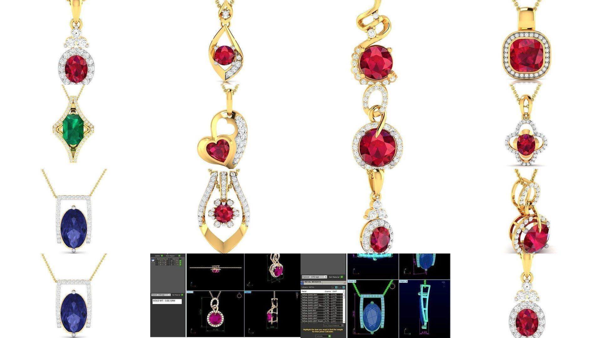 122 GEMSTONE PENDANT COLLECTION _19